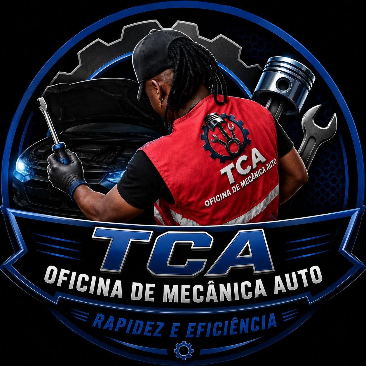 Logo de Oficina de Mecânica Auto TCA