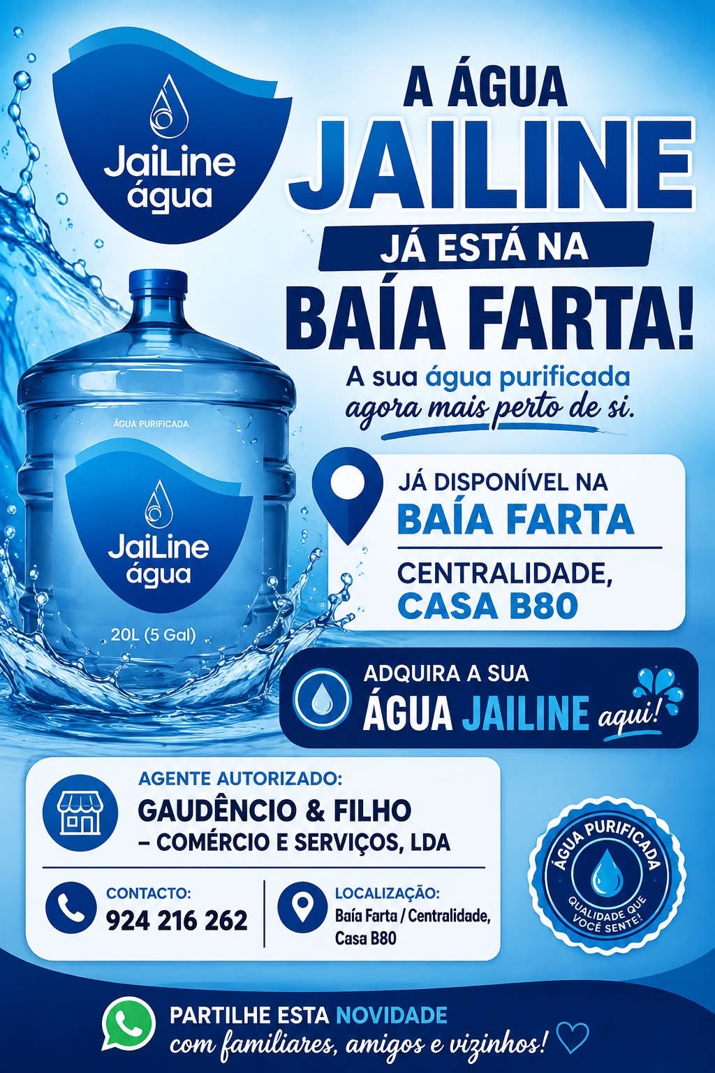 Boa segunda-feira, Baía Farta! 💙