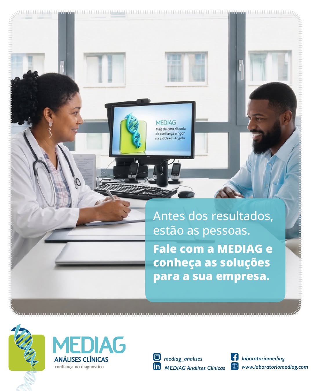 Na área da saúde, empresas e instituições precisam de um parceiro laboratorial de confiança.