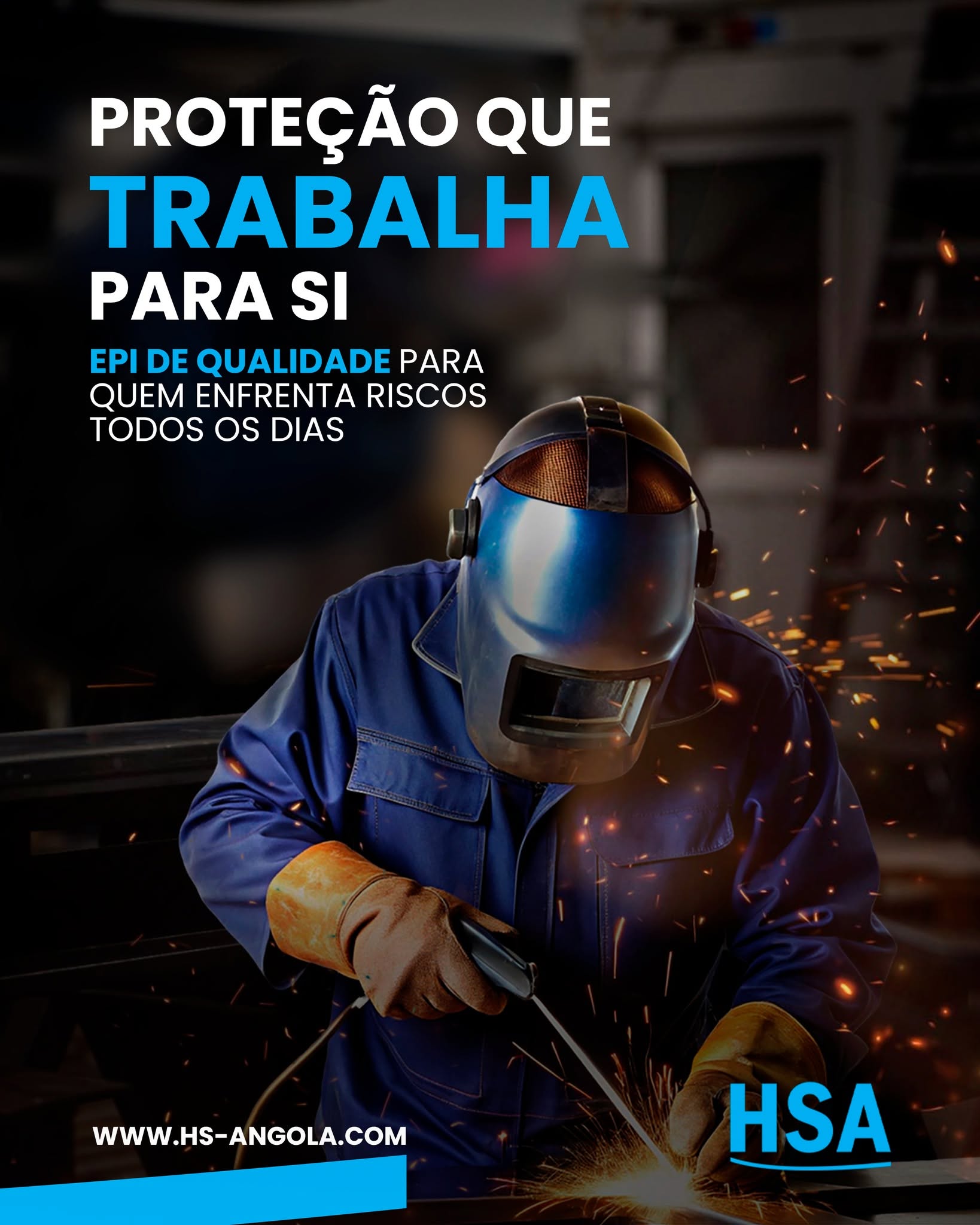 No trabalho de soldadura, cada detalhe importa. A exposição ao calor, faíscas e partículas exige equipamentos de proteção adequados para garantir segurança e desempenho.