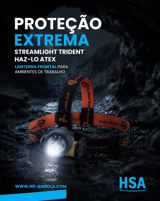 A Lanterna Frontal Streamlight Trident HAZ-LO ATEX foi desenvolvida para proporcionar iluminação prática e mãos-livres em ambientes de trabalho exigentes.