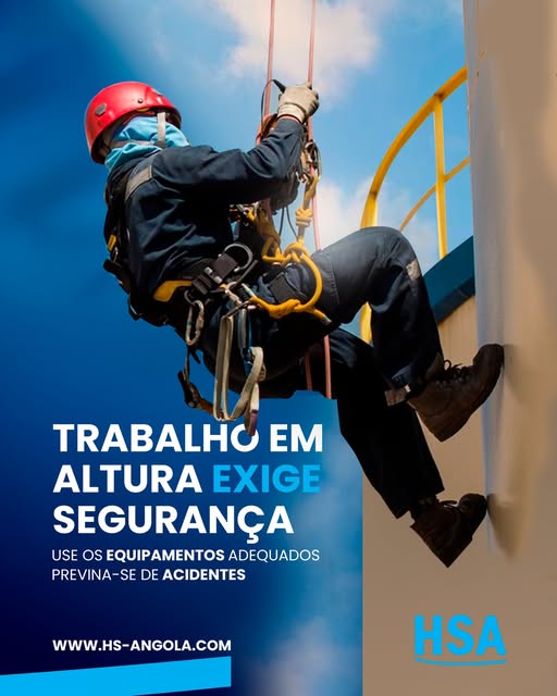 Trabalhar em altura exige preparação, atenção e os equipamentos adequados.