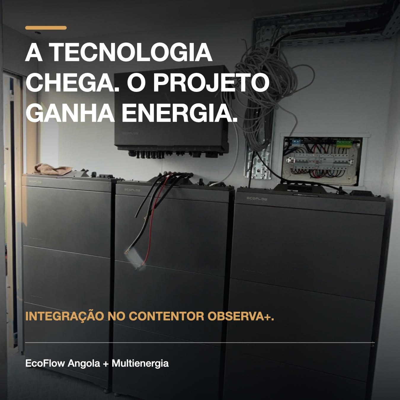 Por fora, um contentor. Por dentro, uma solução de energia preparada para o terreno. ⚡