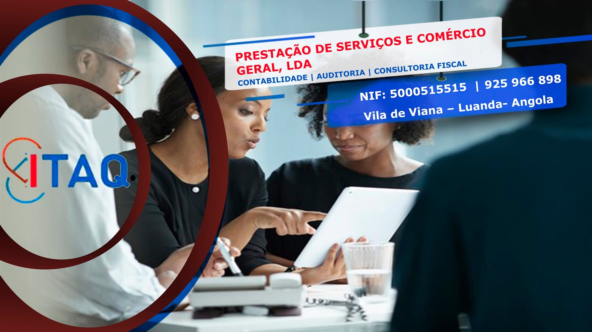 Banner de ITAQ - Contabilidade e Consultoria Fiscal, LDA