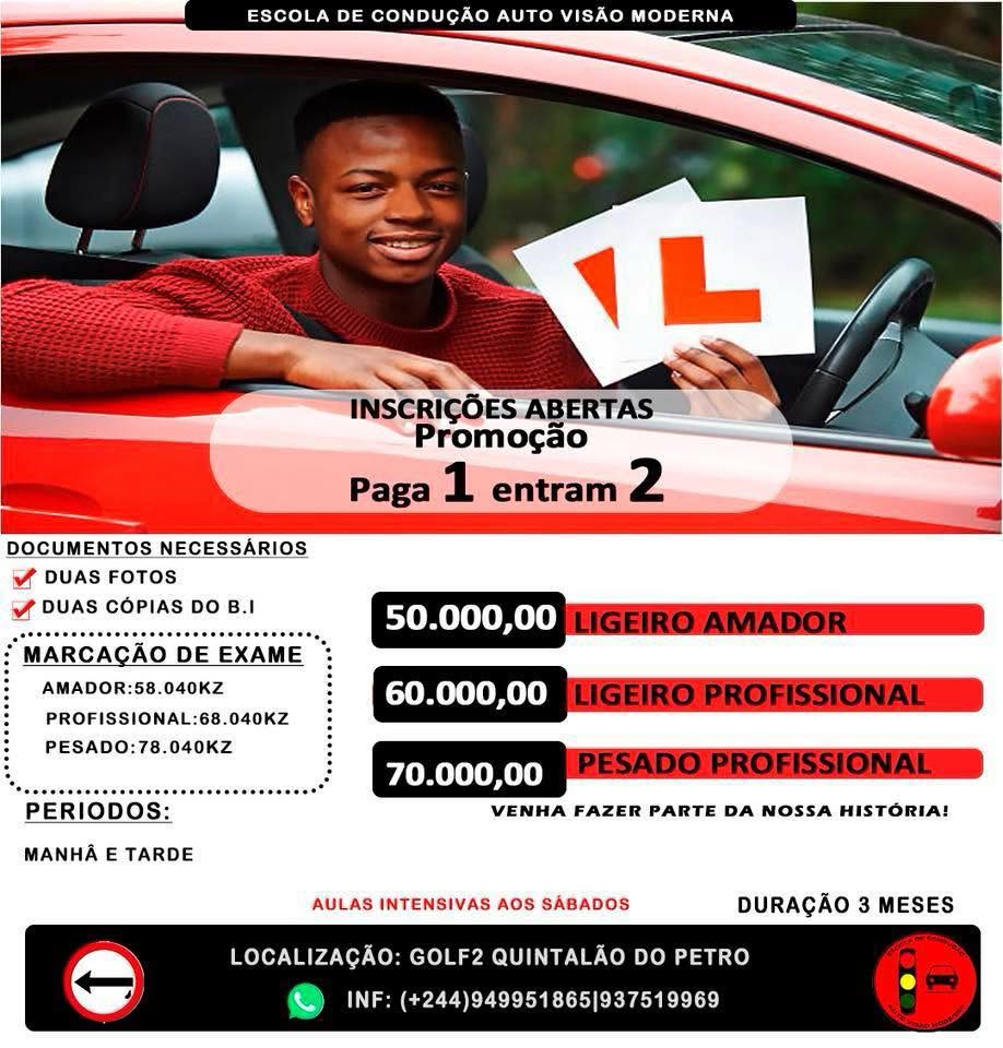 Quer obter a sua carta de condução e presentear mais alguém?  Então preste atenção ✔️