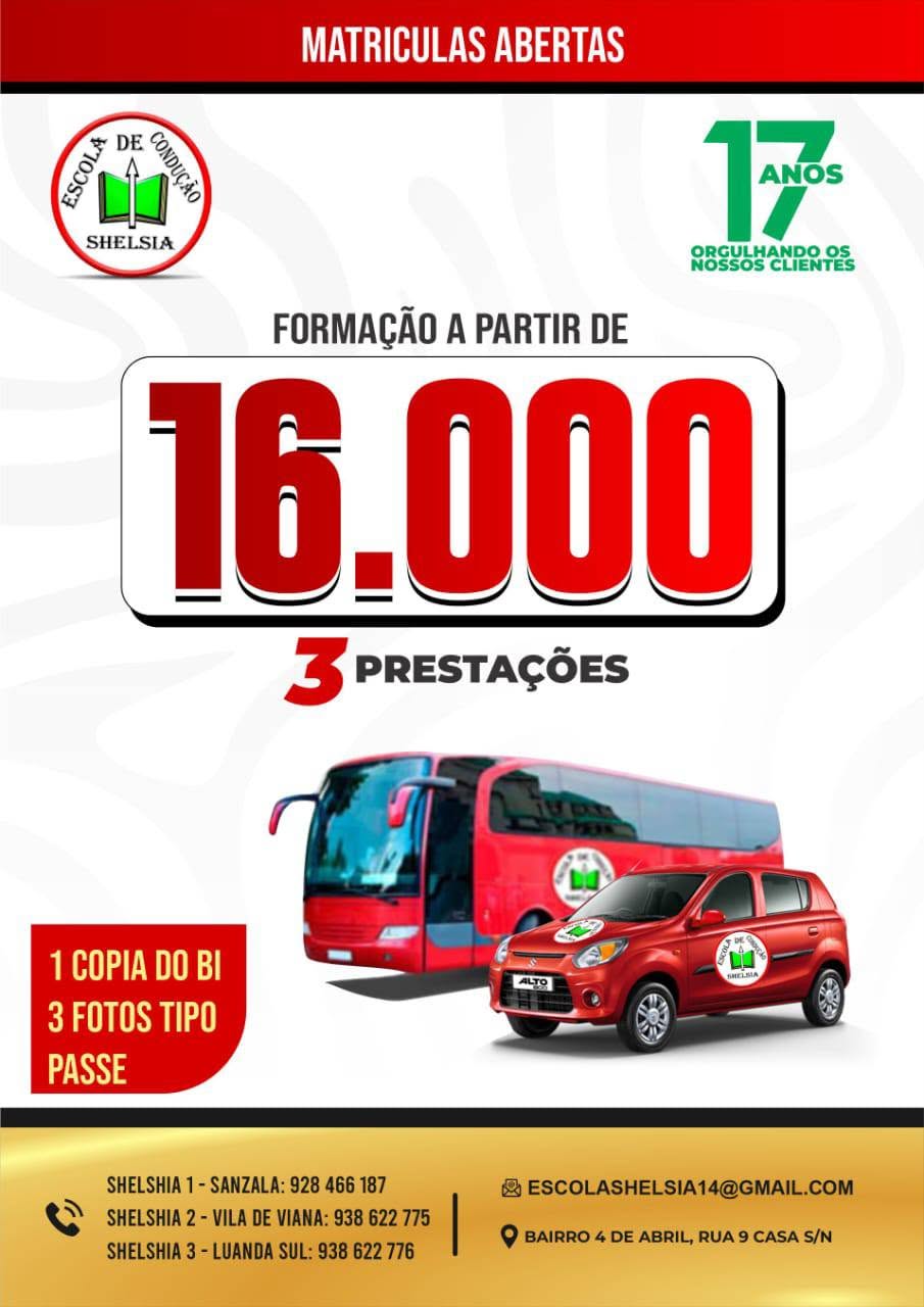Banner de Escola de Condução Shelsia
