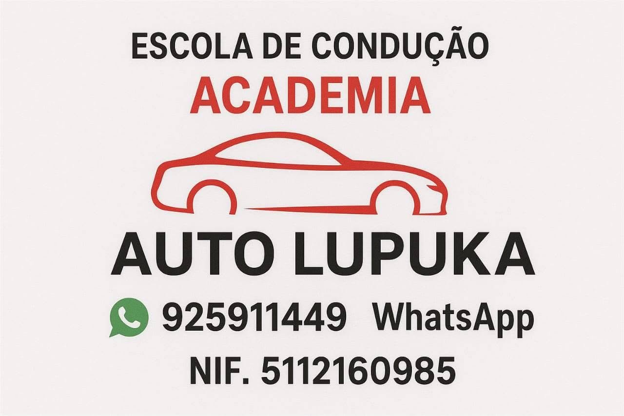 Banner de Escola de Condução Academia Auto Lupuka