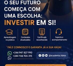 *INVISTA NO SEU CONHECIMENTO. TRANSFORME O SEU FUTURO!*