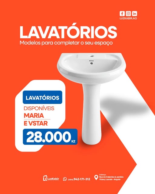 Lavatório Maria EVSTAR