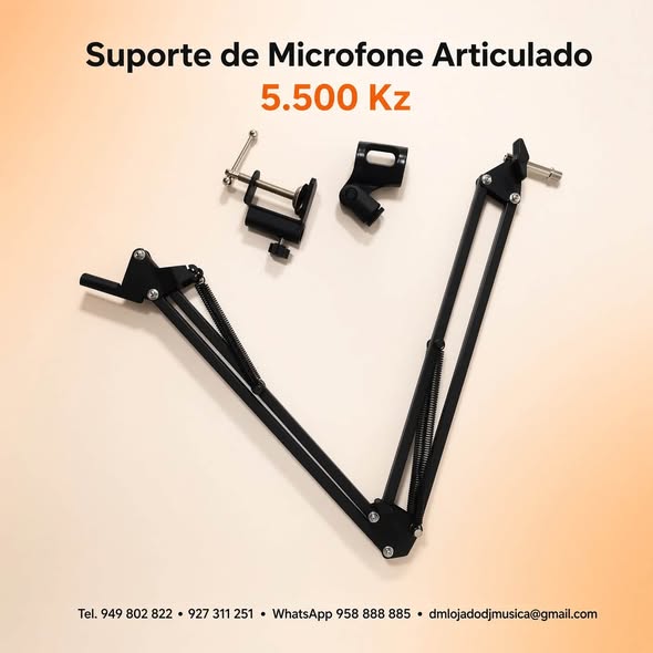 Suporte de Microfone Articulado
