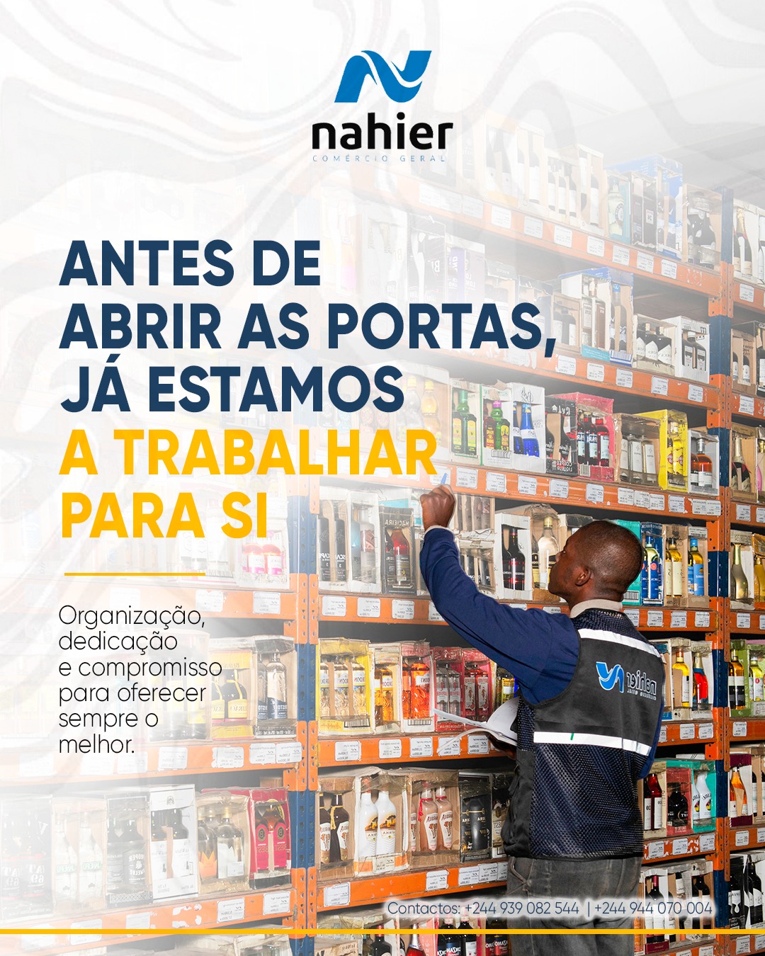 Antes de o receber, já estamos a trabalhar para si. 💙