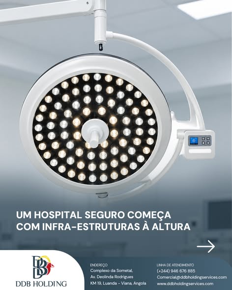 Um hospital moderno precisa de equipamentos seguros, funcionais e preparados para responder às necessidades de profissionais e pacientes.